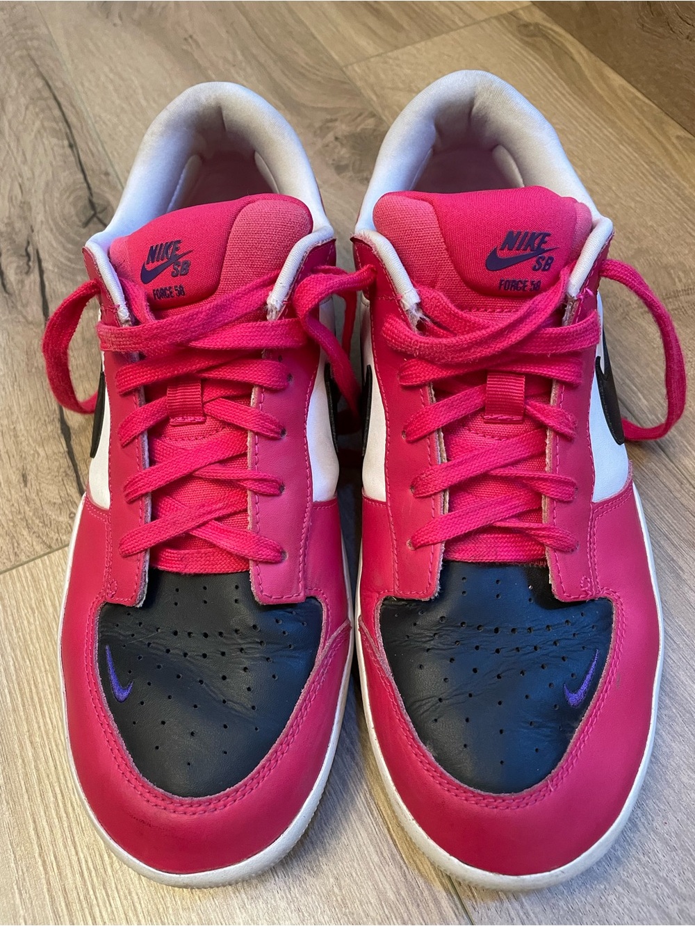 Nike SB force 58 premium skateboarding dunks leather mens 11.5 good condition